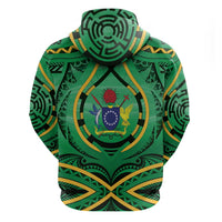 Cook Islands Constitution Day Zip Hoodie 60th Anniversary - Polynesian Pride