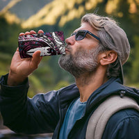 New Zealand Aotearoa 4 in 1 Can Cooler Tumbler Maori Hei Rehua Paua Shell Glitter Pink