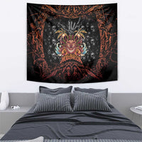 Aloha Halloween Tapestry Horror Tiki Heavy Metal Style LT05 - Polynesian Pride