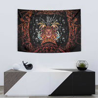 Aloha Halloween Tapestry Horror Tiki Heavy Metal Style LT05 - Polynesian Pride