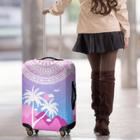 Fiji Your Paradise Festival Luggage Cover With Fijian Masi Tapa Pattern LT05 - Polynesian Pride