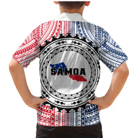 Samoa Black Saturday Family Matching Mermaid Dress and Hawaiian Shirt Polynesian Tribal Simple Style LT05 - Polynesian Pride