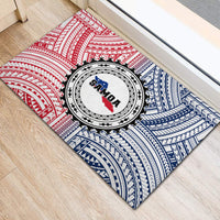 Samoa Black Saturday Rubber Doormat Polynesian Tribal Simple Style LT05 - Polynesian Pride