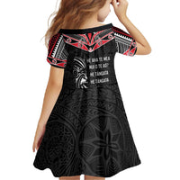 Aotearoa Toitu Te Tiriti Family Matching Mermaid Dress and Hawaiian Shirt New Zealand Honour The Treaty
