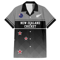 Custom New Zealand Cricket Family Matching Tank Maxi Dress and Hawaiian Shirt Black Cap Unbeatable LT05 Dad's Shirt - Short Sleeve Black - Polynesian Pride