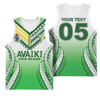 Custom Cook Islands Avaiki Rugby Basketball Jersey Go Champions - Polynesian Pride