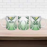 Custom Cook Islands Avaiki Rugby Ceramic Mug Go Champions - Polynesian Pride