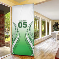 Custom Cook Islands Avaiki Rugby Door Cover Go Champions - Polynesian Pride