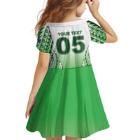 Custom Cook Islands Avaiki Rugby Family Matching Off The Shoulder Long Sleeve Dress and Hawaiian Shirt Go Champions - Polynesian Pride