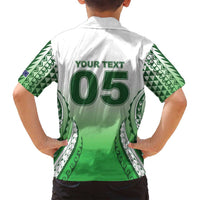 Custom Cook Islands Avaiki Rugby Family Matching Puletasi and Hawaiian Shirt Go Champions - Polynesian Pride