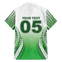 Custom Cook Islands Avaiki Rugby Family Matching Summer Maxi Dress and Hawaiian Shirt Go Champions - Polynesian Pride