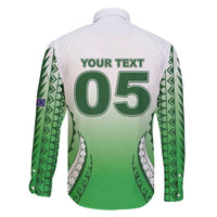 Custom Cook Islands Avaiki Rugby Family Matching Summer Maxi Dress and Hawaiian Shirt Go Champions - Polynesian Pride