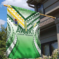 Cook Islands Avaiki Rugby Garden Flag Go Champions - Polynesian Pride