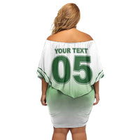 Custom Cook Islands Avaiki Rugby Off Shoulder Short Dress Go Champions - Polynesian Pride