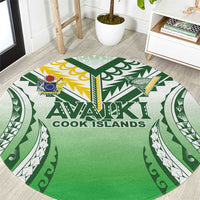 Cook Islands Avaiki Rugby Round Carpet Go Champions - Polynesian Pride