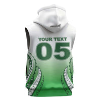 Custom Cook Islands Avaiki Rugby Sleeveless Hoodie Go Champions - Polynesian Pride