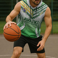Custom Cook Islands Avaiki Rugby Sleeveless Hoodie Go Champions - Polynesian Pride
