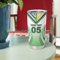 Custom Cook Islands Avaiki Rugby Tumbler Cup Go Champions - Polynesian Pride