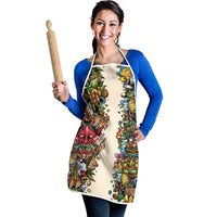 Hawaii And Japan Apron Tiki With Oni Mask - Polynesian Pride