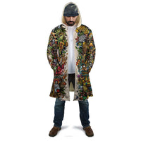 Hawaii And Japan Cloak Tiki With Oni Mask - Polynesian Pride