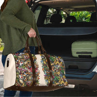 Hawaii And Japan Travel Bag Tiki With Oni Mask - Polynesian Pride