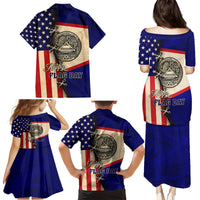 American Samoa Flag Day Family Matching Puletasi and Hawaiian Shirt Polynesian Tribal Pattern LT05 - Polynesian Pride