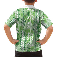 Green Hawaii Tapa Pattern Hawaiian Shirt With Heliconia Vintage Style LT05 - Polynesian Pride