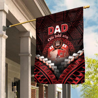 Tonga Happy Father's Day Garden Flag Ofa Lahi Atu Dad Polynesian Tribal