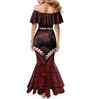 Personalised Tonga Happy Father's Day Mermaid Dress Ofa Lahi Atu Dad Polynesian Tribal LT05 - Polynesian Pride
