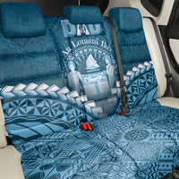 Fiji Happy Father's Day Back Car Seat Cover Au Lomani Iko Dad Polynesian Tribal