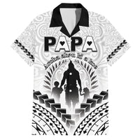 Personalised New Zealand Happy Father's Day Hawaiian Shirt Aroha Ahau Ki A Koe Papa Polynesian Tribal