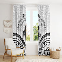 New Zealand Happy Father's Day Window Curtain Aroha Ahau Ki A Koe Papa Polynesian Tribal