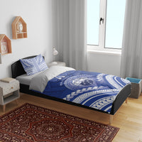 Samoa Happy Father's Day Bedding Set Ou Te Alofa Ia Te Oe Tama Dad Polynesian Tribal