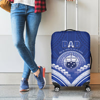 Samoa Happy Father's Day Luggage Cover Ou Te Alofa Ia Te Oe Tama Dad Polynesian Tribal