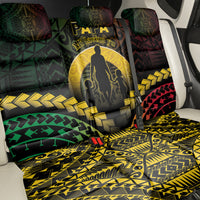 Vanuatu Happy Father's Day Back Car Seat Cover Mi Lavem Yu Papa Polynesian Tribal