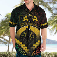 Personalised Vanuatu Happy Father's Day Hawaiian Shirt Mi Lavem Yu Papa Polynesian Tribal LT05 - Polynesian Pride