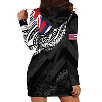 Hawaii Flag Day Hoodie Dress Hawaiian Maile Lei