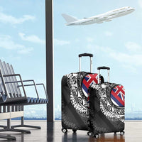 Hawaii Flag Day Luggage Cover Hawaiian Maile Lei