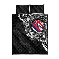 Hawaii Flag Day Quilt Bed Set Hawaiian Maile Lei