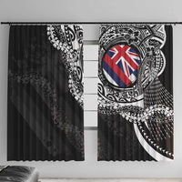 Hawaii Flag Day Window Curtain Hawaiian Maile Lei