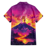 Hawaii Kilauea Volcano Family Matching Off Shoulder Maxi Dress and Hawaiian Shirt There Is Pele Goddess Of The Volcano - Polynesian Pride