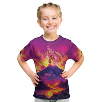Hawaii Kilauea Volcano Kid T Shirt There Is Pele Goddess Of The Volcano - Polynesian Pride