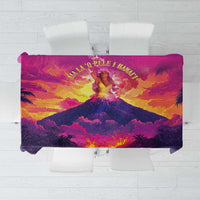 Hawaii Kilauea Volcano Tablecloth There Is Pele Goddess Of The Volcano - Polynesian Pride