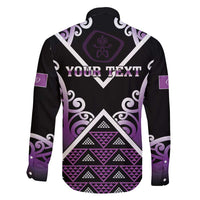 Personalised Aotearoa Moriori Family Matching Long Sleeve Bodycon Dress and Hawaiian Shirt Maori Pattern New Zealand - Polynesian Pride