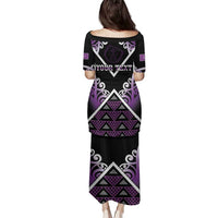 Personalised Aotearoa Moriori Family Matching Puletasi and Hawaiian Shirt Maori Pattern New Zealand - Polynesian Pride