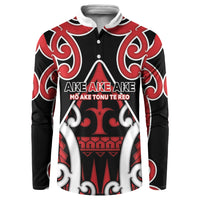 New Zealand Maori Language Week Button Sweatshirt Mo Ake Tonu Te Reo