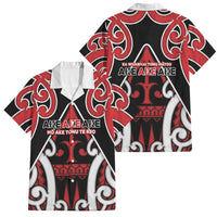 New Zealand Maori Language Week Family Matching Short Sleeve Bodycon Dress and Hawaiian Shirt Mo Ake Tonu Te Reo