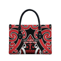 New Zealand Maori Language Week Leather Bag Mo Ake Tonu Te Reo