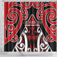 New Zealand Maori Language Week Shower Curtain Mo Ake Tonu Te Reo