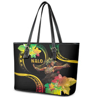 Halo Vanuatu Leather Tote Bag Beautiful Woman Dancing